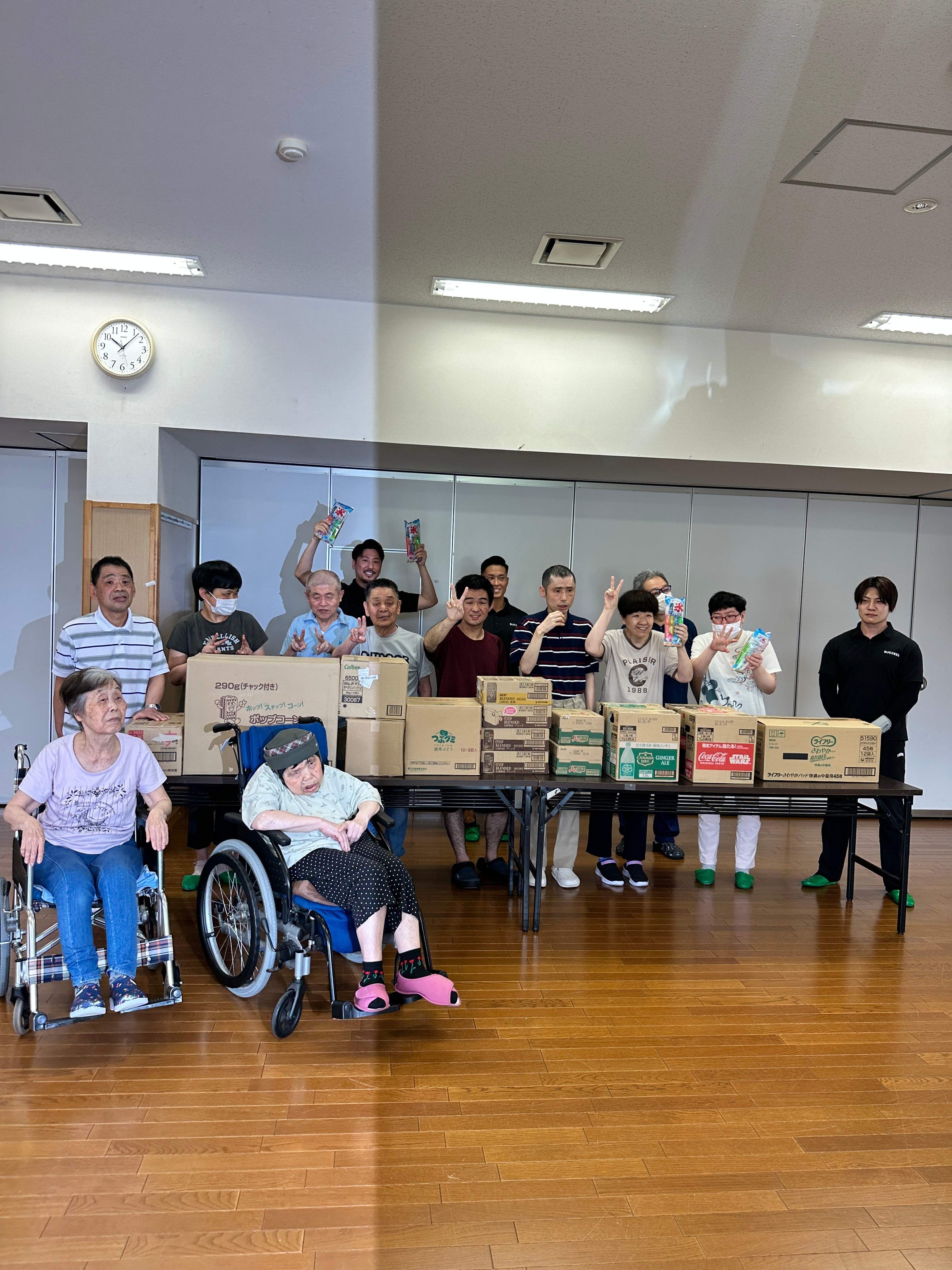 片川杯での募金・協賛金を福祉施設にお届けしました‼︎