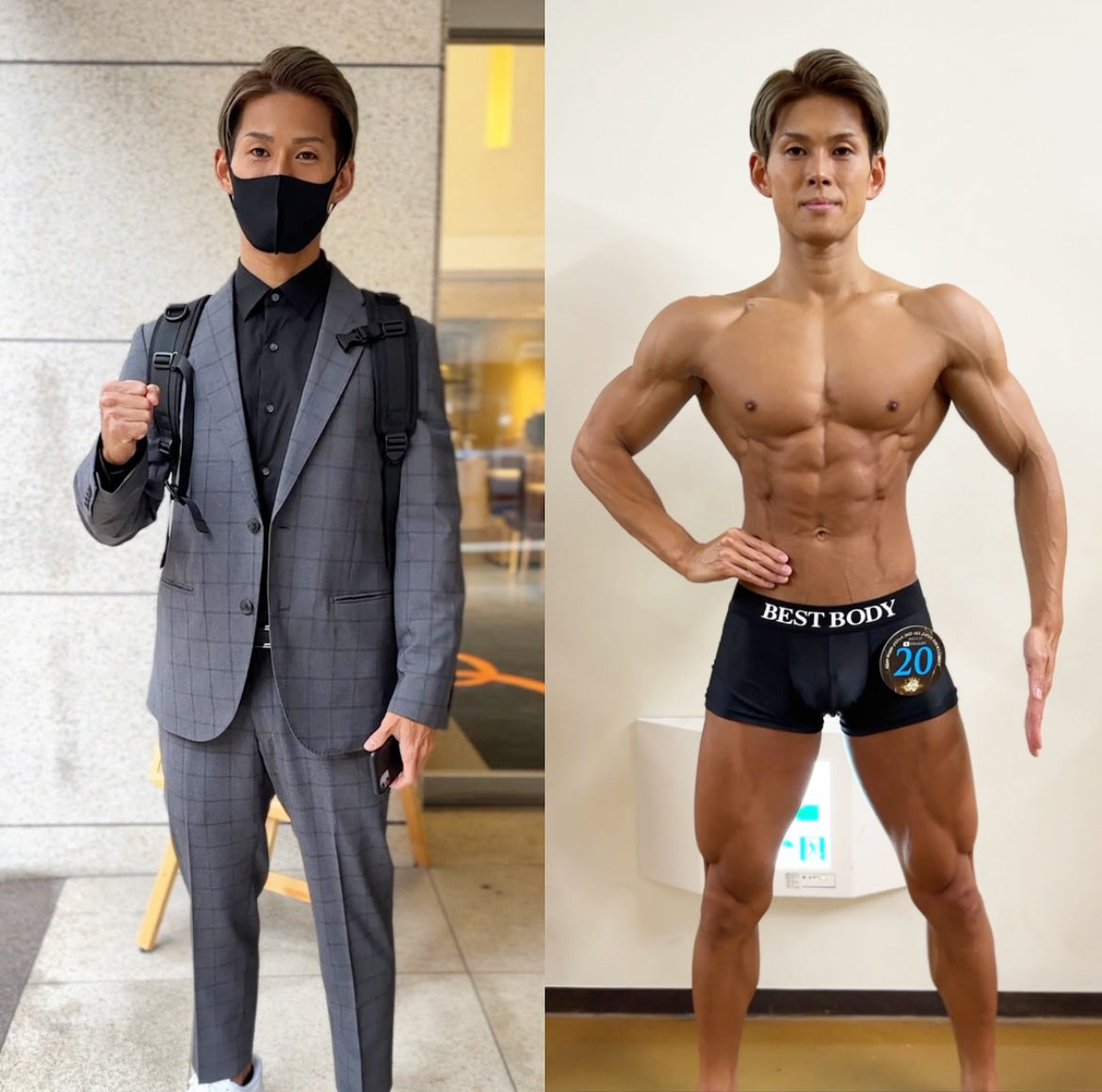 スーツ✖️筋肉=最強スタイル