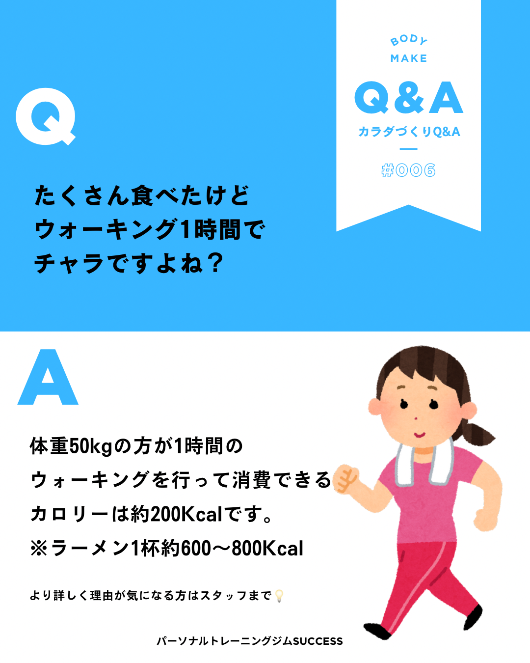 食べた分歩けばチャラ❓意外と知らないカロリーの真実☝️